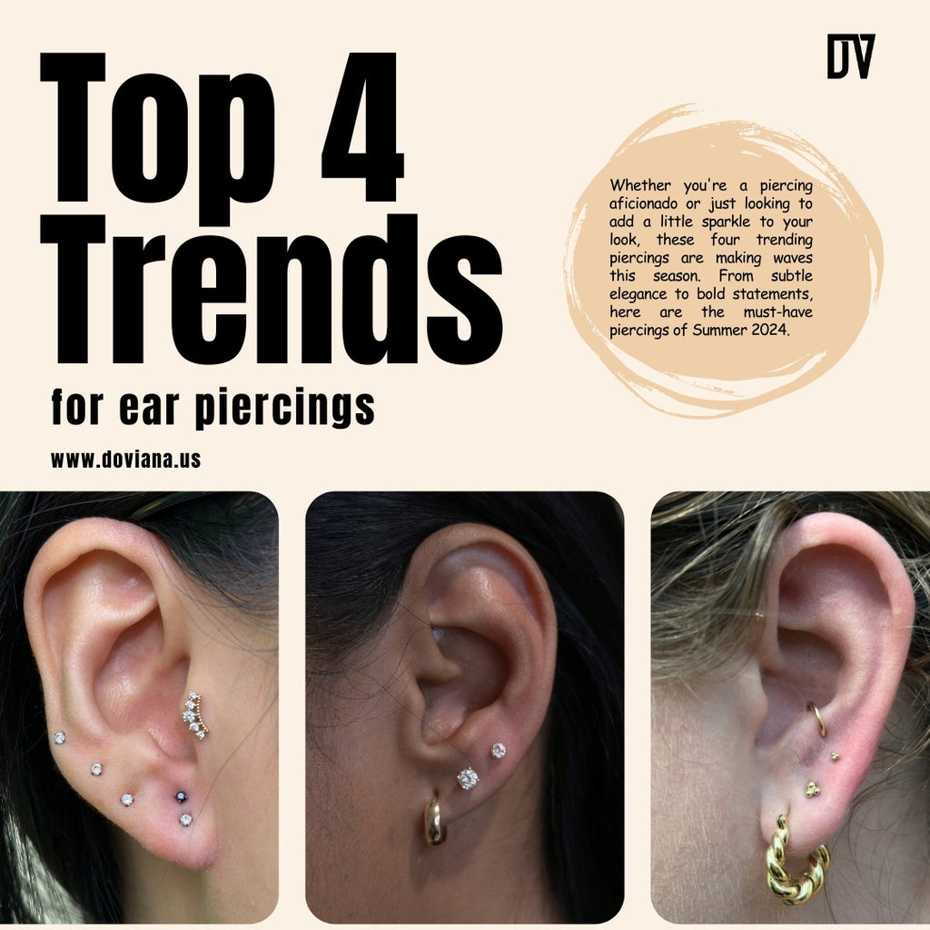 Trending ear piercings on sale