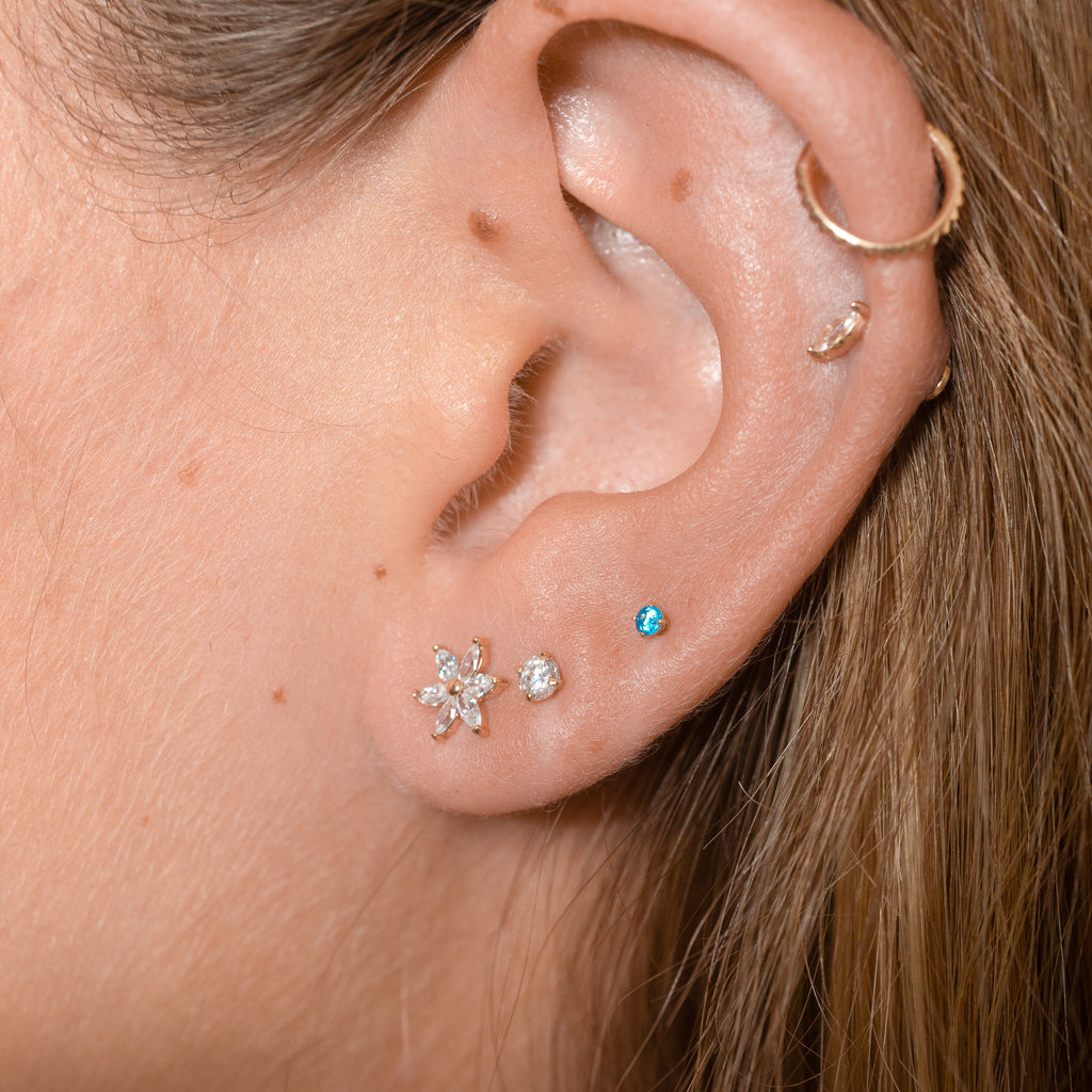 All You Need to Know About Threadless Flat Back Earrings 14K Solid Gold ...