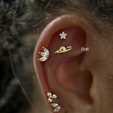 Flat Piercing in NYC | Curated Ear Piercing at DOVIANA