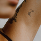 Angel Wings - A Symbol of Freedom, Protection & Light (length 0.6‘’)