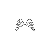 Angel Wings - A Symbol of Freedom, Protection & Light (length 0.6‘’)