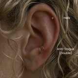 Anti-Tragus Piercing NYC  Safe Needle Piercing at DOVIANA