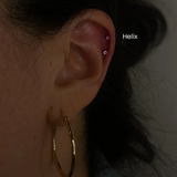 Helix Piercing Service at DOVIANA