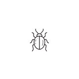 Beetle — A Symbol of Transformation & Protection by DOVIANA Tattoo Studio (height 0.5‘’)