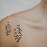 Bloom Babe — Always Growing, Always Glowing by DOVIANA Tattoo Studio (height 0.7‘’)