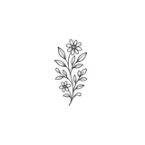 Bloom Babe — Always Growing, Always Glowing by DOVIANA Tattoo Studio (height 0.7‘’)