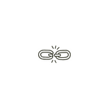 Broken Link — A Symbol of Strength in Separation by DOVIANA Tattoo Studio (0.6‘’)