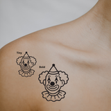Certified Clown — Fun, Chaos & Good Times 🤡  by DOVIANA Tattoo Studio (width 0.5‘’)