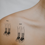 Chunky Kicks & Cozy Socks by DOVIANA Tattoo Studio (width 0.4‘’) 