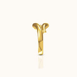 Signature Chunky Irregular Ring by Doviana in 18K Gold