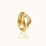 Signature Chunky Irregular Ring by Doviana in 18K Gold
