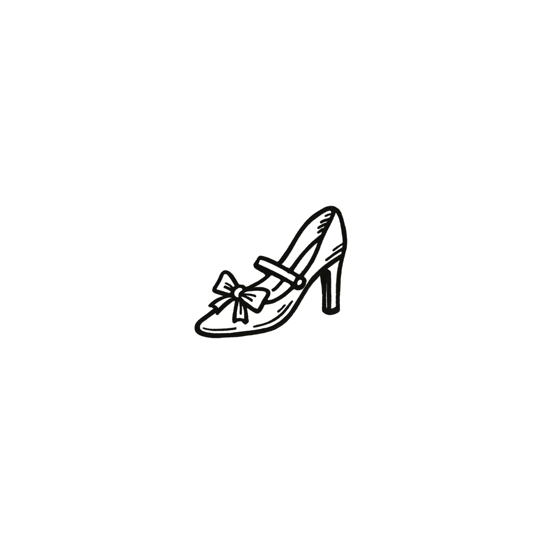 Cinderella Vibes — Step Into Your Power 👠 by DOVIANA Tattoo Studio (width 0.5'')