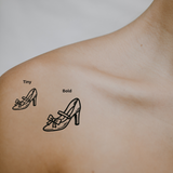 Cinderella Vibes — Step Into Your Power 👠 by DOVIANA Tattoo Studio (width 0.5'')