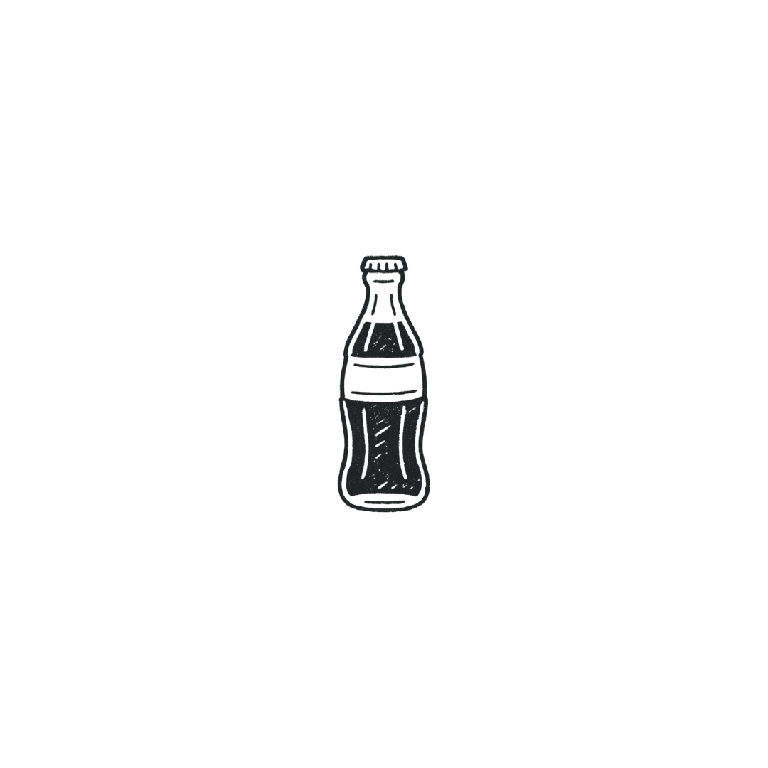 Classic Pop — Sweet, Fizzy, Always Fresh by DOVIANA Tattoo Studio (height 0.5‘’)