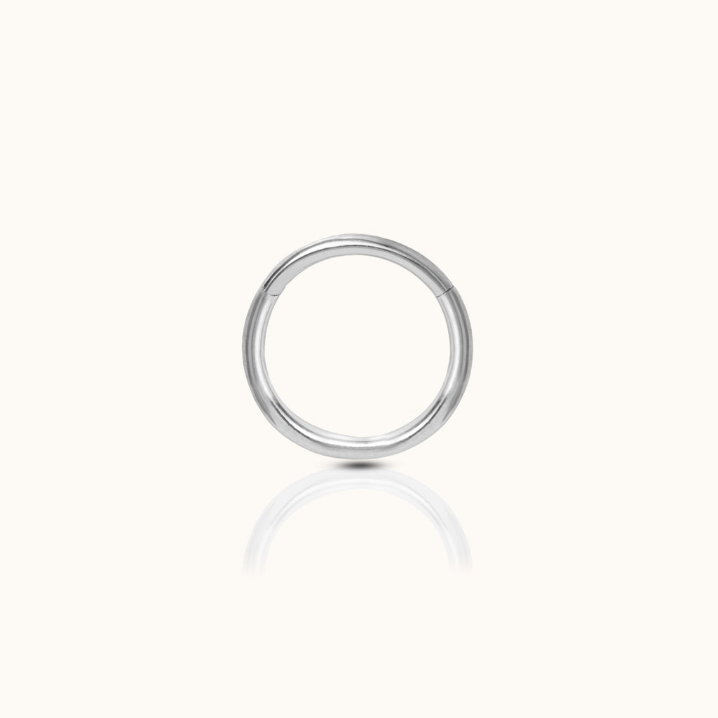Classic Clicker 6mm Titanium Hinged Hoop Earring