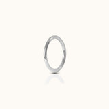 Classic Clicker 6mm Titanium Hinged Hoop Earring