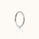 Classic Clicker 8mm Titanium Hinged Hoop Earring