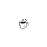 Cozy Cup — A Warm Sip of Comfort & Love by DOVIANA Tattoo Studio (height 0.4‘’)
