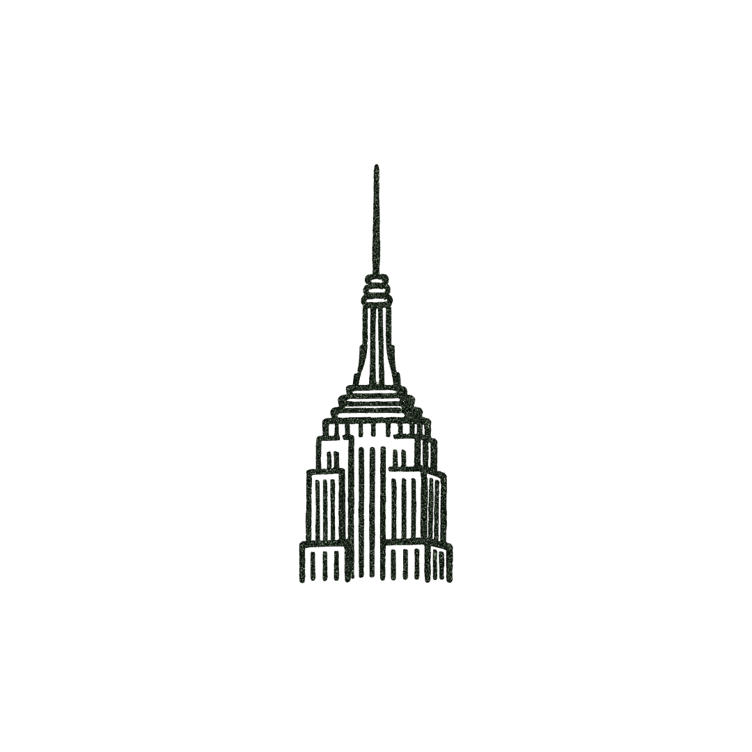 Crown of the Empire - NYC’s Icon in Fine Lines