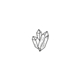 Crystals — A Symbol of Energy & Inner Light by DOVIANA Tattoo Studio (height 0.48‘’)