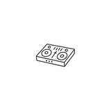 DJ Turntable - A Symbol of Rhythm, Flow & Creative Energy by DOVIANA Tattoo Studio (height 0.4‘’) 