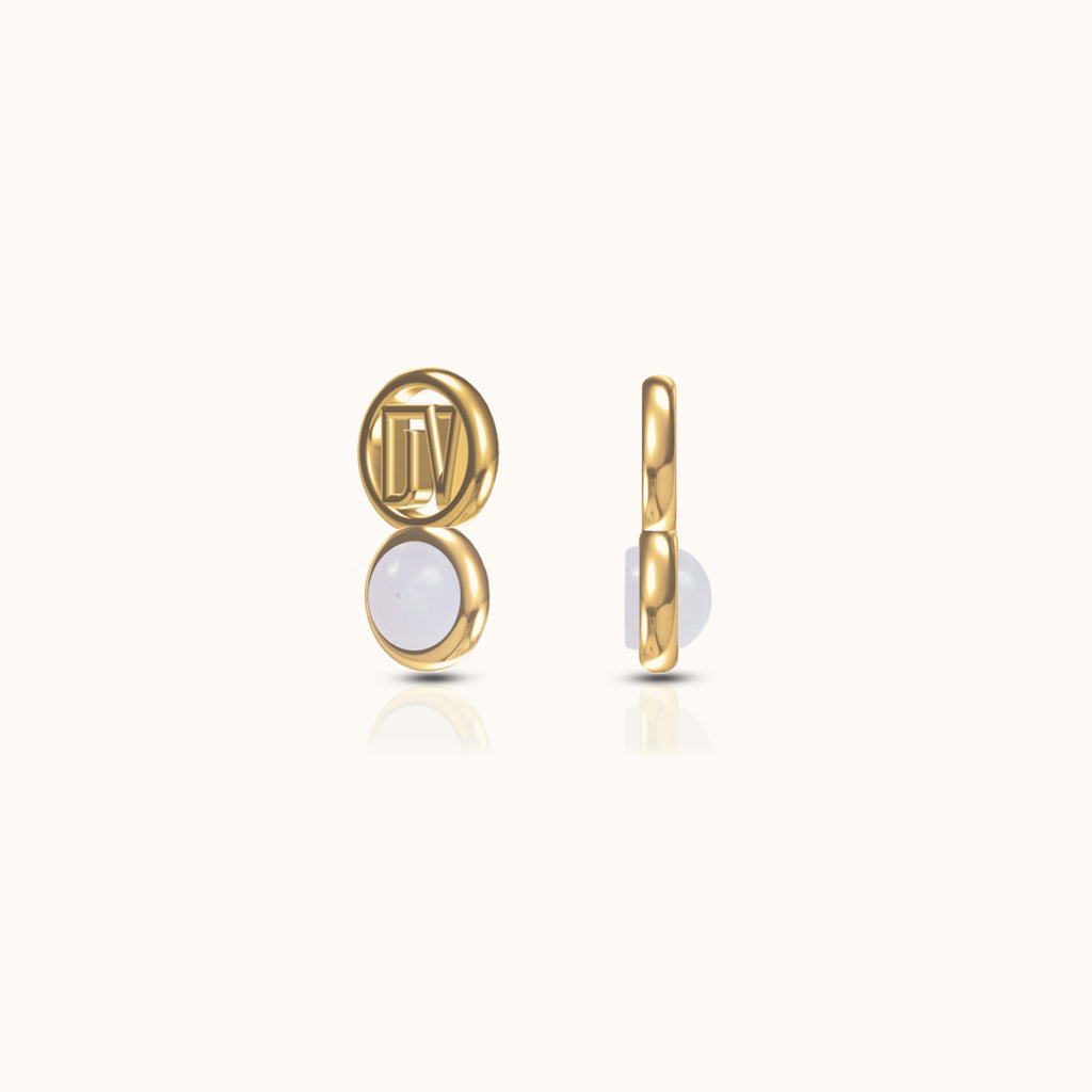 DOVIANA Extra Secure DV Logo Earring Lifter Backs for Heavy or Droopy Earrings with Comfortable Silicone Posts