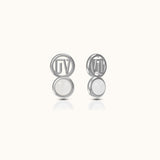 DOVIANA Extra Secure DV Logo Earring Lifter Backs for Heavy or Droopy Earrings with Comfortable Silicone Posts