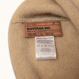 DOVIANA Luxe 100% Cashmere Rolled Edge Beanie Hat