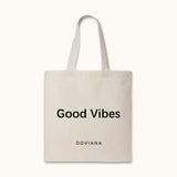 DOVIANA Signature Good Vibes Tote Bag