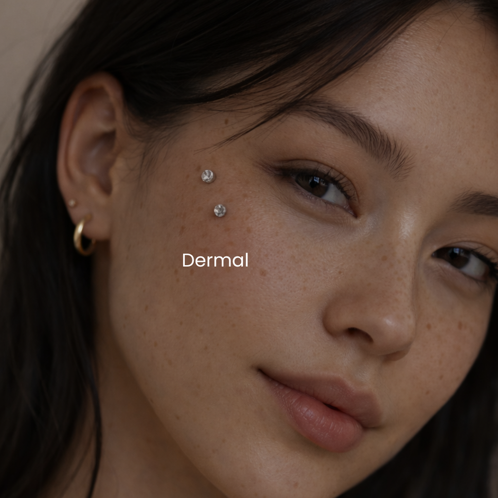 Dermal Piercing Service at DOVIANA