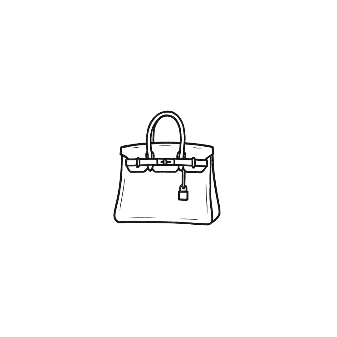 Designer Bag — A Symbol of Style & Power by DOVIANA Tattoo Studio (length 0.5‘’)