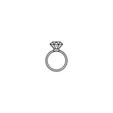 Diamond Ring — A Tiny Promise That Lasts Forever  by DOVIANA Tattoo Studio (height 0.45‘’)