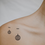 Disco Ball — A Vibe That Never Fades by DOVIANA Tattoo Studio (height 0.4‘’)