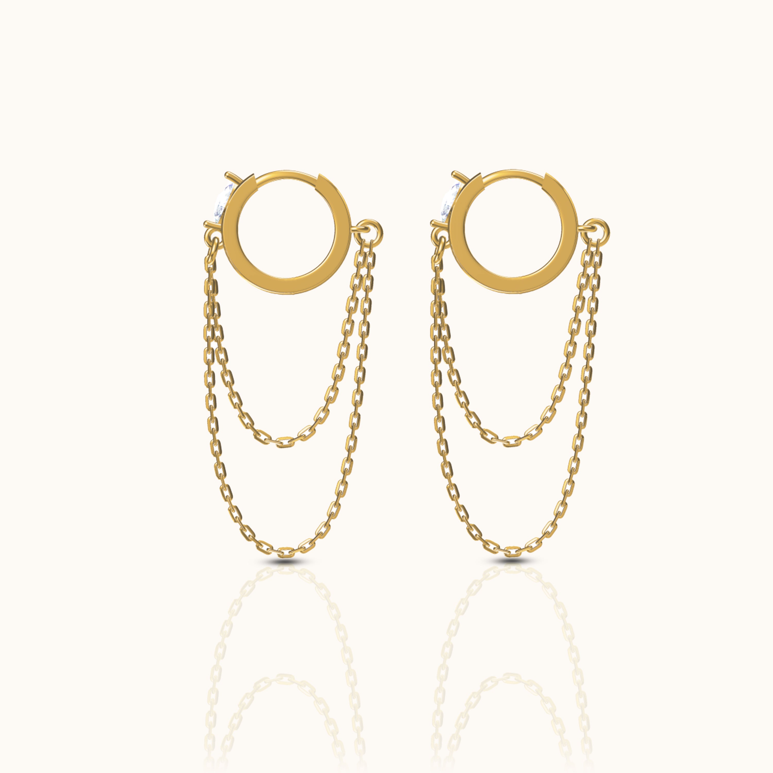 DAUGHTERS JEWELRY　両耳ピアス　Skin hoop large Skin hoop large - DAUGHTERS JEWELRY