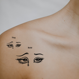 Eyes on You — Drama, But Make It Art by DOVIANA Tattoo Studio (width 0.6‘’)