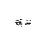 Eyes on You — Drama, But Make It Art by DOVIANA Tattoo Studio (width 0.6‘’)