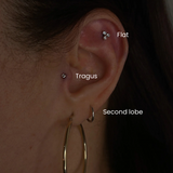 Flat Piercing in NYC | Curated Ear Piercing at DOVIANA
