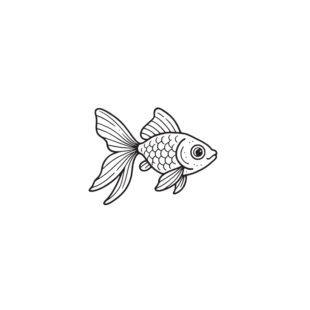 Golden Days — A Sweet Little Swimmer by DOVIANA Tattoo Studio (height 0.5‘’)