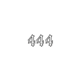 Gothic 444 — Protection, Power & Alignment by DOVIANA Tattoo Studio (length 0.5‘’)