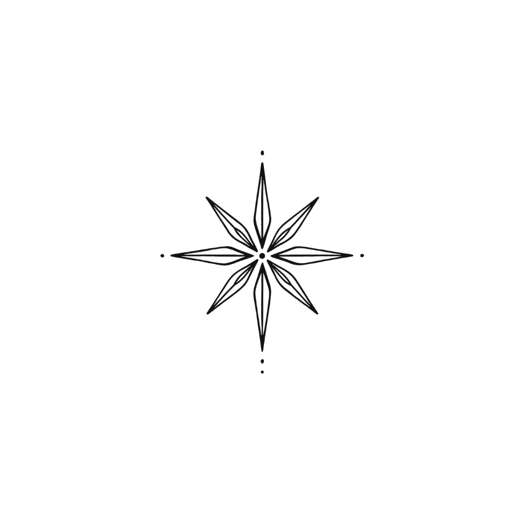 Guiding Star — Always Find Your Way✨ by DOVIANA Tattoo Studio (length 0.6‘’)