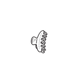 Hair Claw — A Tiny Icon of Effortless Cool by DOVIANA Tattoo Studio (height 0.45‘’)