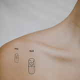 Happy Pill — A Dose of Joy & Good Vibes by DOVIANA Tattoo Studio (height 0.45‘’)
