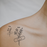 Healing Bloom — Cute Fixes & Fresh Starts by DOVIANA Tattoo Studio (height 0.6‘’)