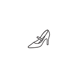 High Heel — A Tiny Icon of Power & Poise by DOVIANA Tattoo Studio (width 0.5‘’)