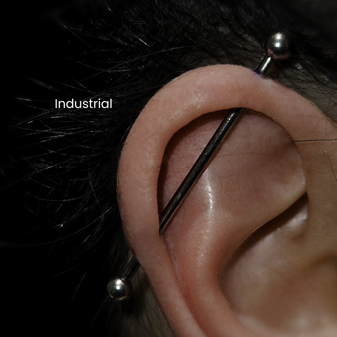 Industrial Piercing in NYC | Expert Piercing at DOVIANA