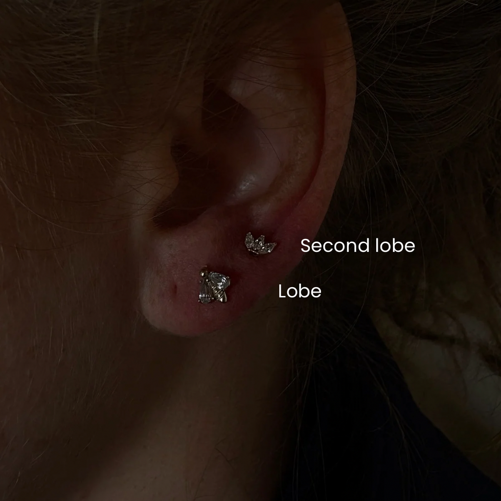 Lobe Piercing in NYC | 2nd, 3rd, 4th Lobe at DOVIANA