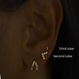 Lobe Piercing in NYC | 2nd, 3rd, 4th Lobe at DOVIANA