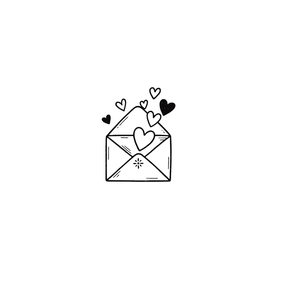 Love Delivered - Sealed with a Heart💌 by DOVIANA Tattoo Studio (height 0.55‘’)