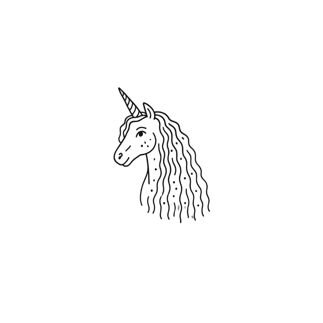 Magic Mane — Believe in the Impossible 🦄 by DOVIANA Tattoo Studio (width 0.5‘’)