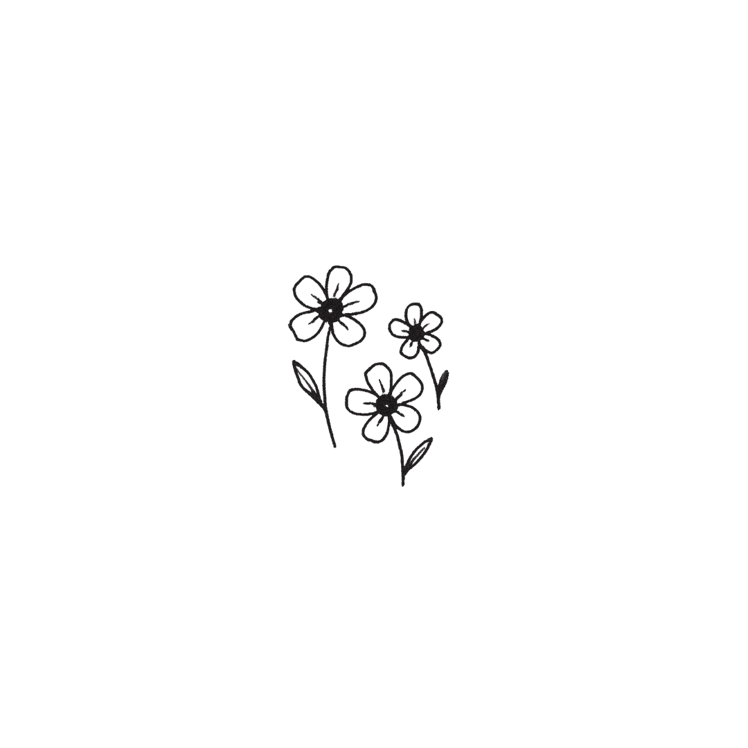 Petal Party — Bloom Where You Wanna 🌼 by DOVIANA Tattoo Studio (height 0.5‘’)
